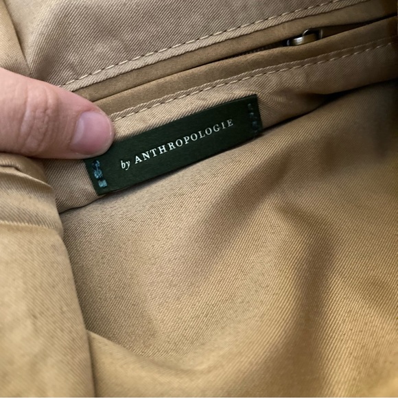 Anthropologie Janis Colorblock Suede Crossbody Bag NWT - Picture 5 of 11